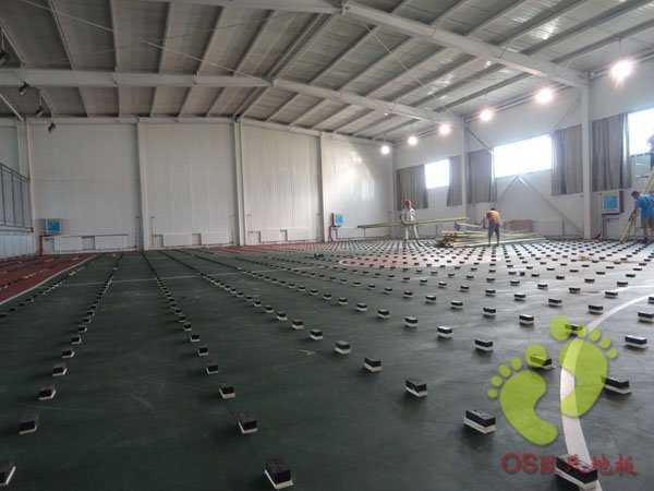 呼和浩特少年宮體育館籃球場運(yùn)動木地板鋪設(shè)